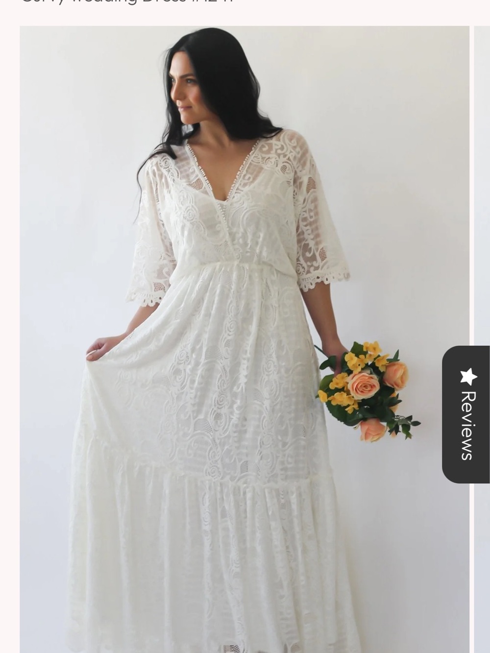 Lace Boho Wedding Dress